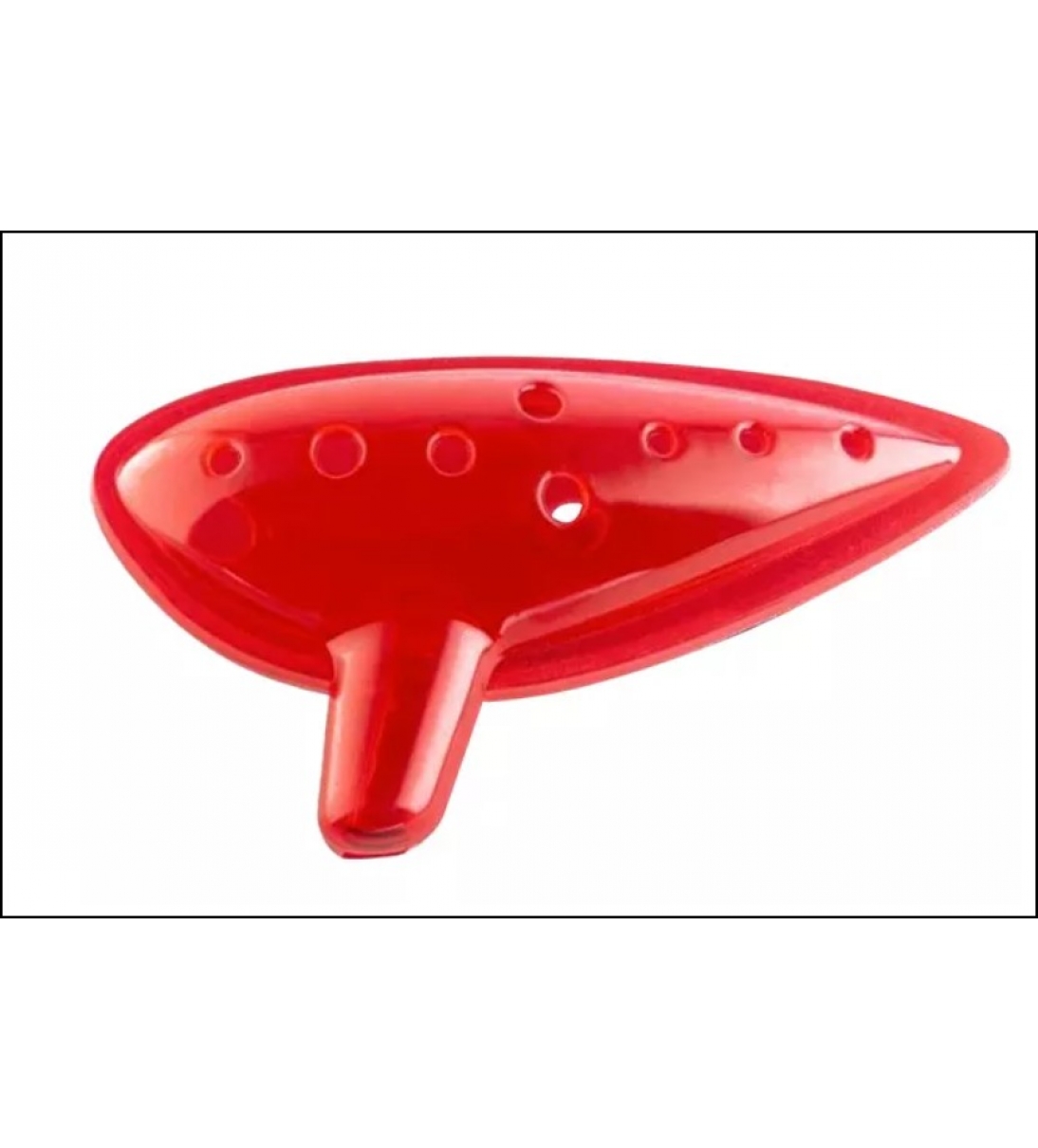 Ocarina in Plastica Rossa